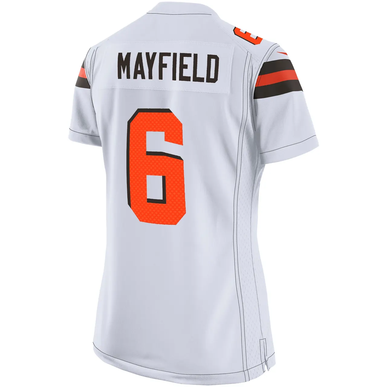 Baker Mayfield Cleveland Browns Nike Women's Player Game Jersey - White - Image 4