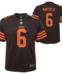 Alternative view of Baker Mayfield Cleveland Browns Nike Youth Player Game Jersey - Brown