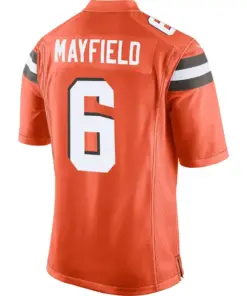 Baker Mayfield Cleveland Browns Nike Youth Player Game Jersey - Orange - Image 3