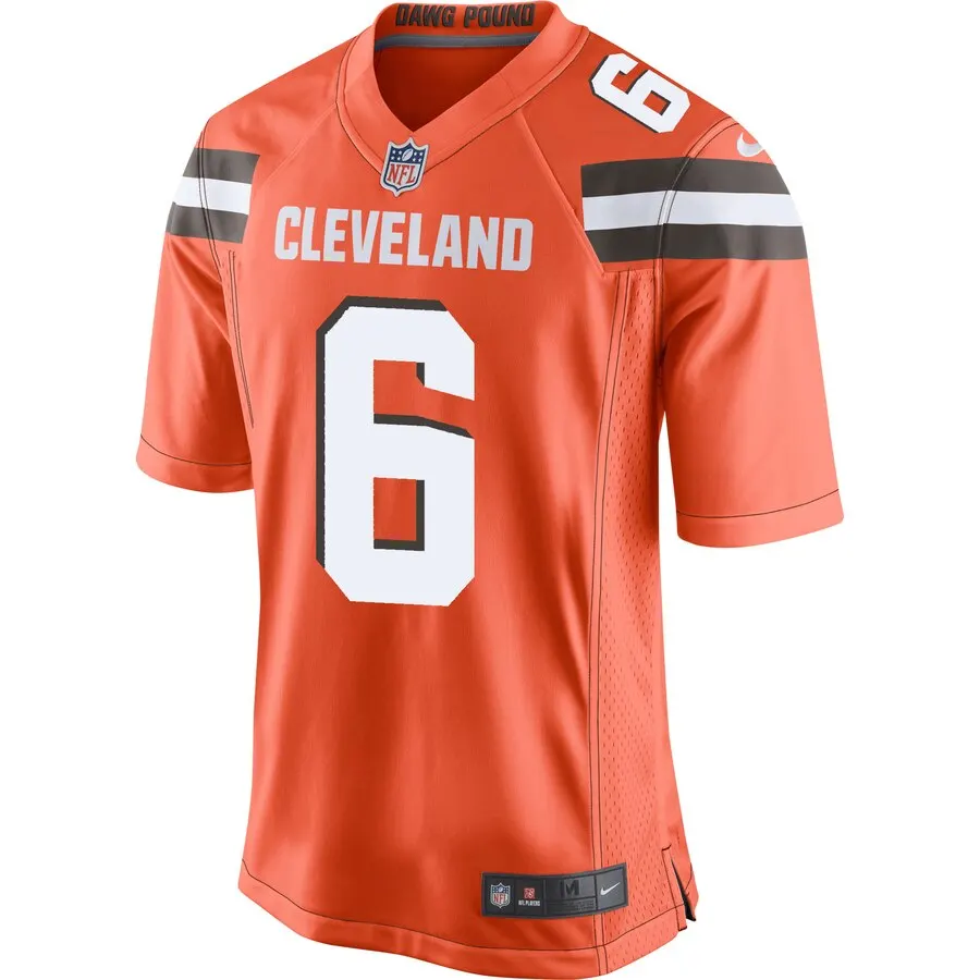 Baker Mayfield Cleveland Browns Nike Youth Player Game Jersey - Orange - Image 2
