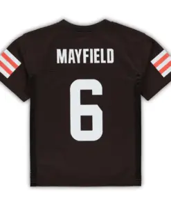 Baker Mayfield Cleveland Browns Nike Preschool Replica Player Jersey - Brown - Image 4