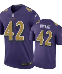 Patrick Ricard Baltimore Ravens Nike Color Rush Jersey - Purple