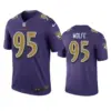 Derek Wolfe Baltimore Ravens Nike Color Rush Legend Jersey - Purple