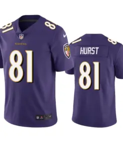 Hayden Hurst Baltimore Ravens Nike Vapor Limited Jersey - Purple