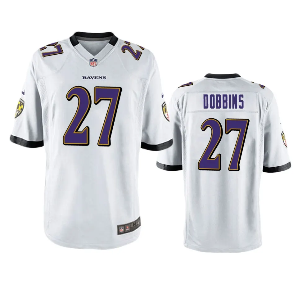 J.K. Dobbins Baltimore Ravens Nike 2020 NFL Draft Game Jersey - White
