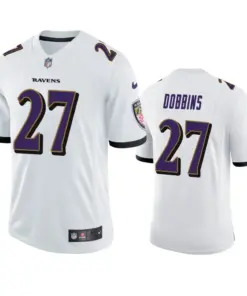J.K. Dobbins Baltimore Ravens Nike 2020 NFL Draft Vapor Limited Jersey - White