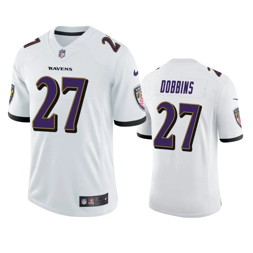 J.K. Dobbins Baltimore Ravens Nike 2020 NFL Draft Vapor Limited Jersey - White