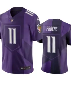 James Proche Baltimore Ravens Nike City Edition Vapor Limited Jersey - Purple