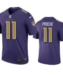 James Proche Baltimore Ravens Nike Color Rush Legend Jersey - Purple