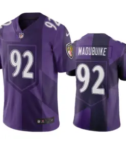 Justin Madubuike Baltimore Ravens Nike City Edition Vapor Limited Jersey - Purple