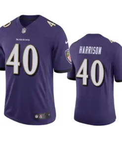 Malik Harrison Baltimore Ravens Nike Vapor Limited Jersey - Purple