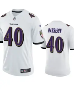 Malik Harrison Baltimore Ravens Nike Vapor Limited Jersey - White