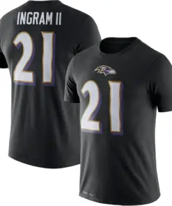 Mark Ingram Baltimore Ravens Nike Legend Jersey - Anthracite