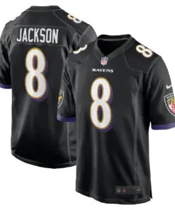 Lamar Jackson Baltimore Ravens Nike Alternate Game Jersey - Black - Lamar Jackson Mens - Black