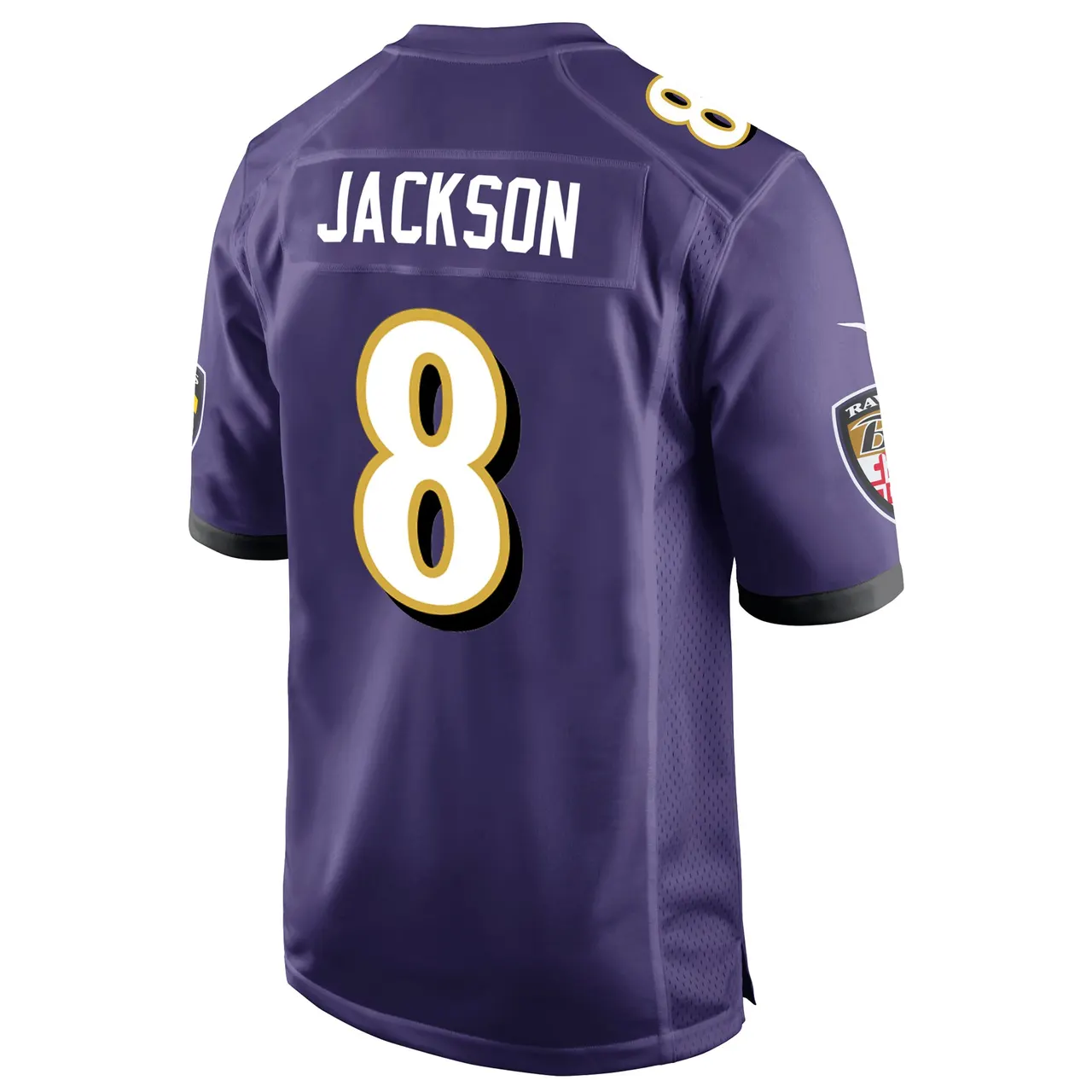 Lamar Jackson Baltimore Ravens Nike Home Game Jersey - Purple - Lamar Jackson Mens - Purple - Image 2