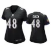 Patrick Queen Baltimore Ravens Nike Women's 2020 NFL Draft Game Jersey - Black