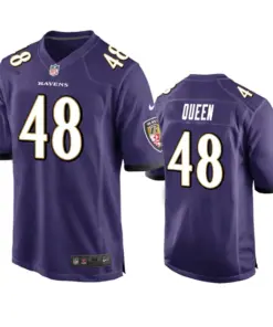 Patrick Queen Baltimore Ravens Nike 2020 NFL Draft Game Jersey - Purple