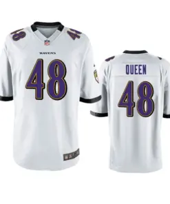 Patrick Queen Baltimore Ravens Nike 2020 NFL Draft Game Jersey - White
