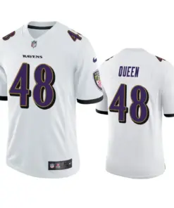 Patrick Queen Baltimore Ravens Nike 2020 NFL Draft Vapor Limited Jersey - White