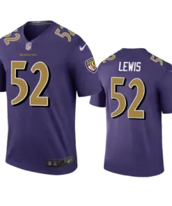 Ray Lewis Baltimore Ravens Nike Color Rush Legend Jersey - Purple