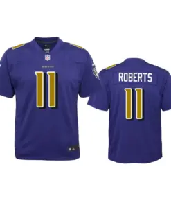 Seth Roberts Baltimore Ravens Nike Color Rush Game Jersey - Purple
