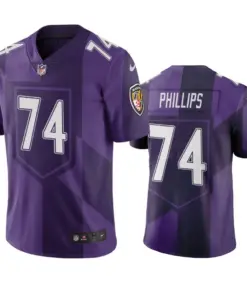 Tyre Phillips Baltimore Ravens Nike City Edition Vapor Limited Jersey - Purple