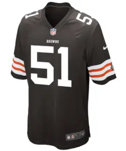 Alternative view of Barkevious Mingo Cleveland Browns Nike Youth Historic Logo Team Color Game Jersey - Brown