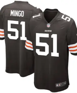 Barkevious Mingo Cleveland Browns Nike Youth Historic Logo Team Color Game Jersey - Brown
