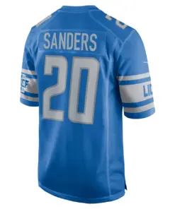 Barry Sanders Detroit Lions Nike Game Retired Player Jersey - Royal Blue - Image 4