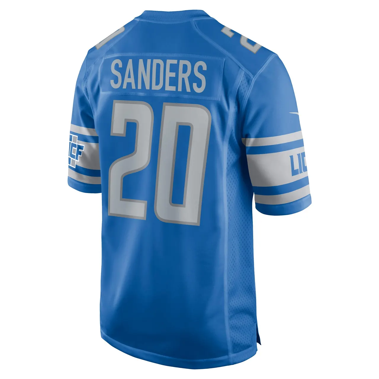 Barry Sanders Detroit Lions Nike Game Retired Player Jersey - Royal Blue - Image 4