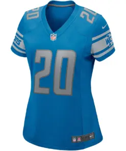 Barry Sanders Detroit Lions Nike Women's Game Retired Player Jersey - Blue - Image 3