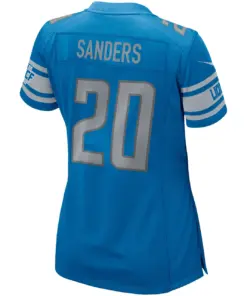 Barry Sanders Detroit Lions Nike Women's Game Retired Player Jersey - Blue - Image 4