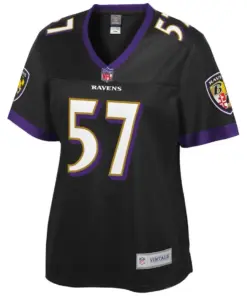 Alternative view of Bart Scott Baltimore Ravens NFL Pro Line Women's Retired Player Jersey - Black