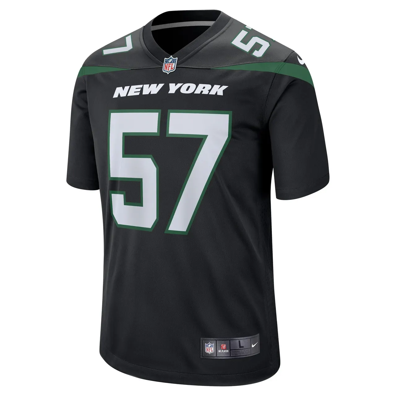 Bart Scott New York Jets Nike Retired Player Jersey - Black - Image 3