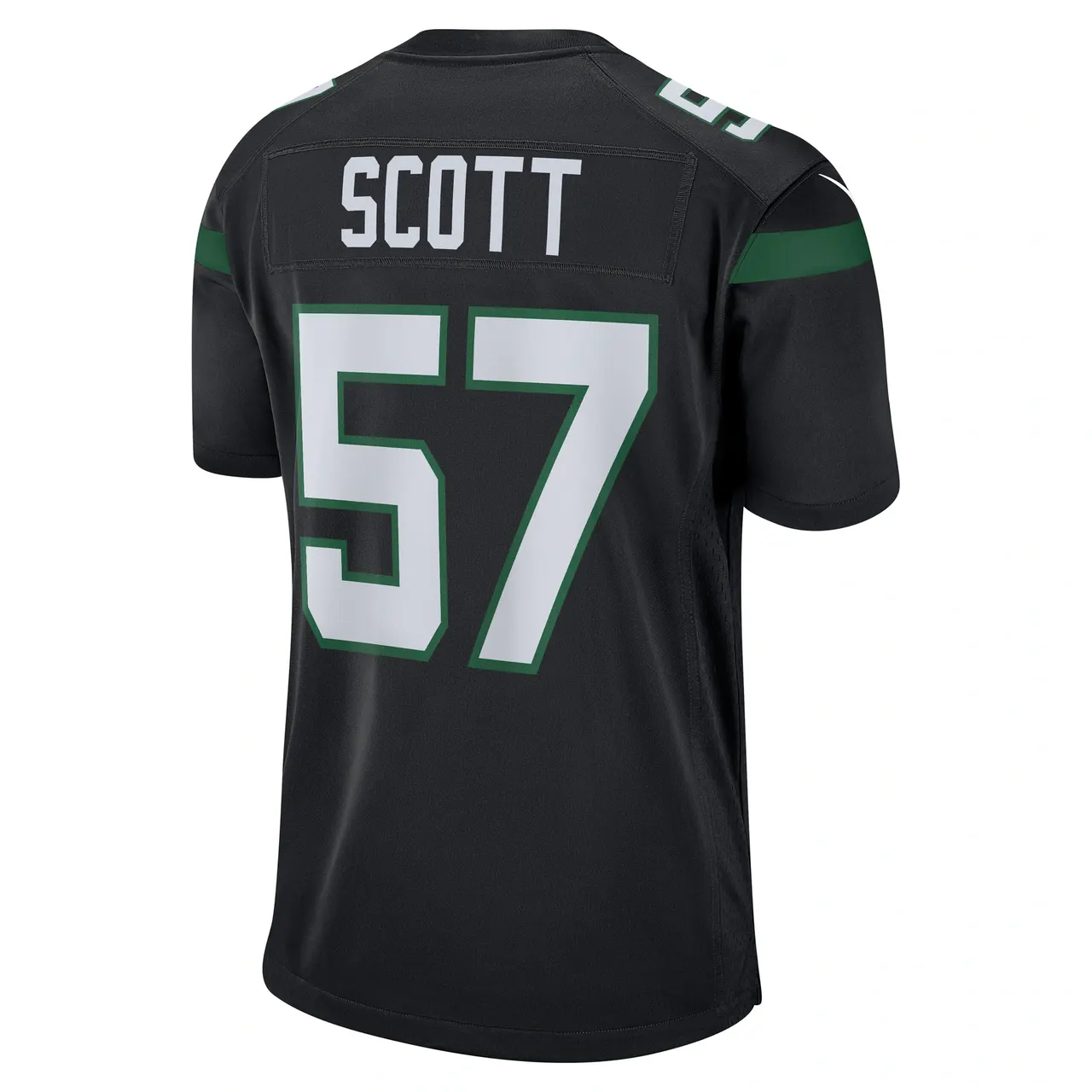 Bart Scott New York Jets Nike Retired Player Jersey - Black - Image 4