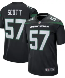 Bart Scott New York Jets Nike Retired Player Jersey - Black