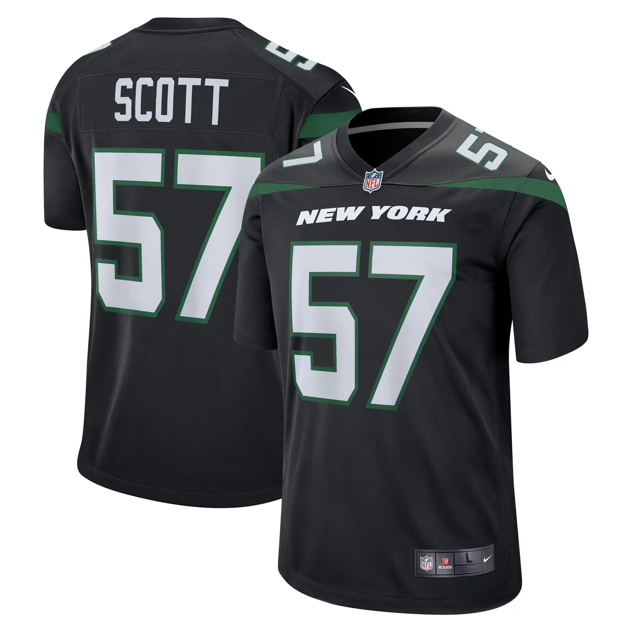 Bart Scott New York Jets Nike Retired Player Jersey - Black