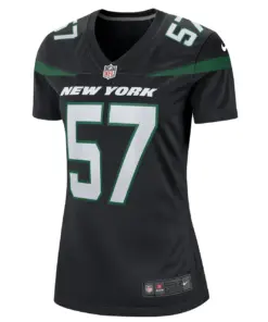 Bart Scott New York Jets Nike Women's Retired Player Jersey - Black - Image 3