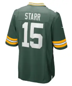 Bart Starr Green Bay Packers Nike Retired Player Game Jersey - Green - Image 4