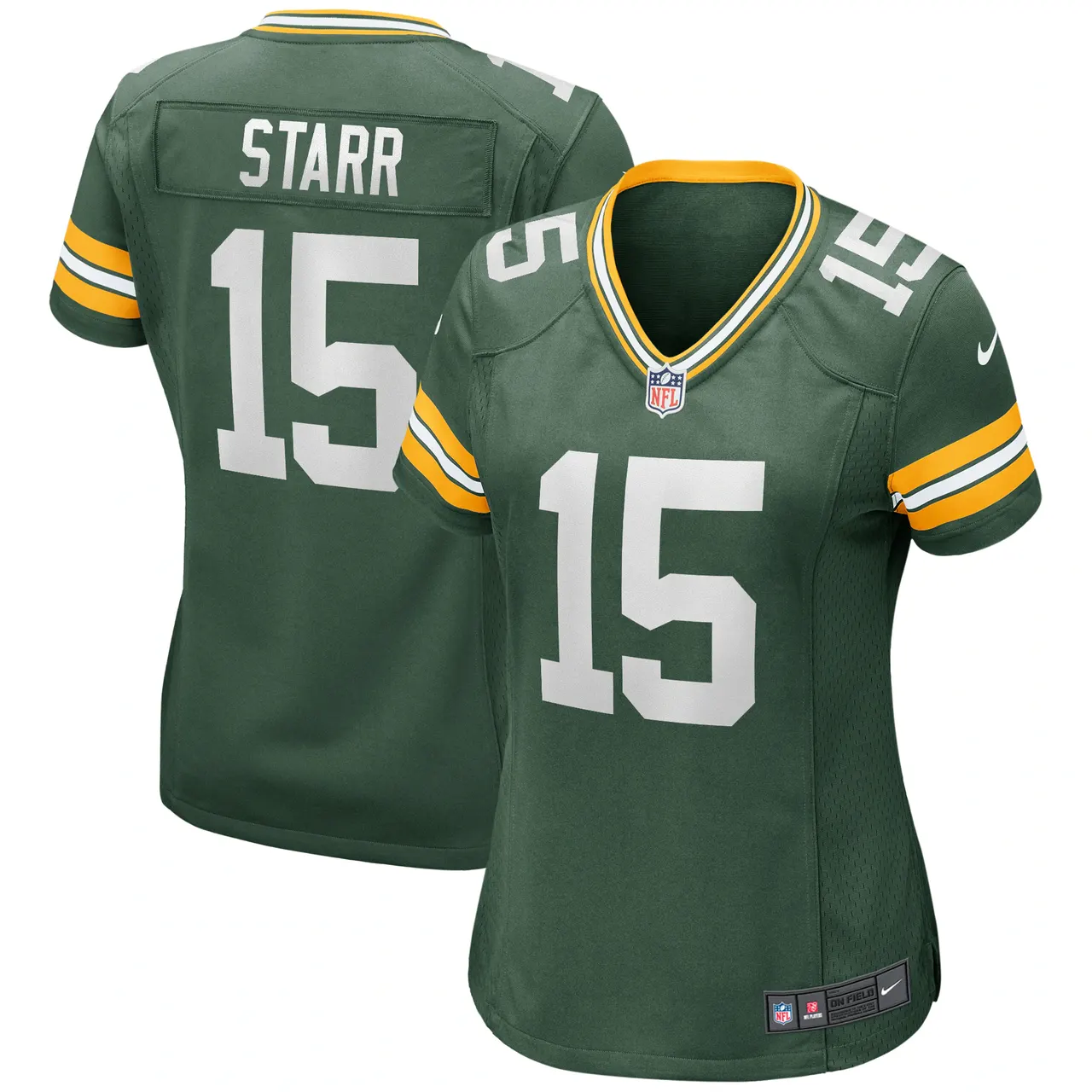Bart Starr Green Bay Packers Nike Women's Game Retired Player Jersey - Green - Image 2