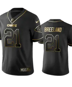 Bashaud Breeland Kansas City Chiefs Nike Golden Edition Vapor Limited Jersey - Black