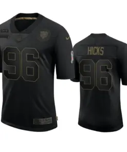 Akiem Hicks Chicago Bears Nike 2020 Salute to Service Limited Jersey - Black