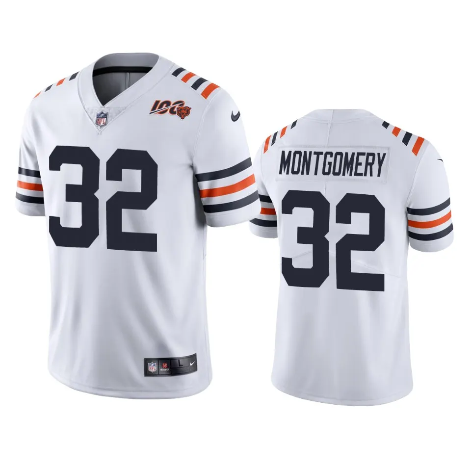 David Montgomery Chicago Bears Nike Alternate Classic 100th Season Limited Jersey - White