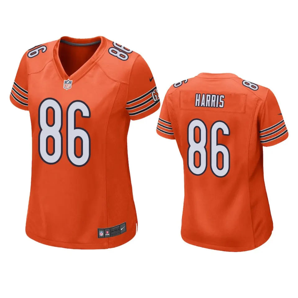 Demetrius Harris Chicago Bears Nike Women's Alternate Game Jersey - Orange