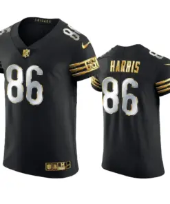 Demetrius Harris Chicago Bears Nike Golden Edition Vapor Elite Jersey - Black