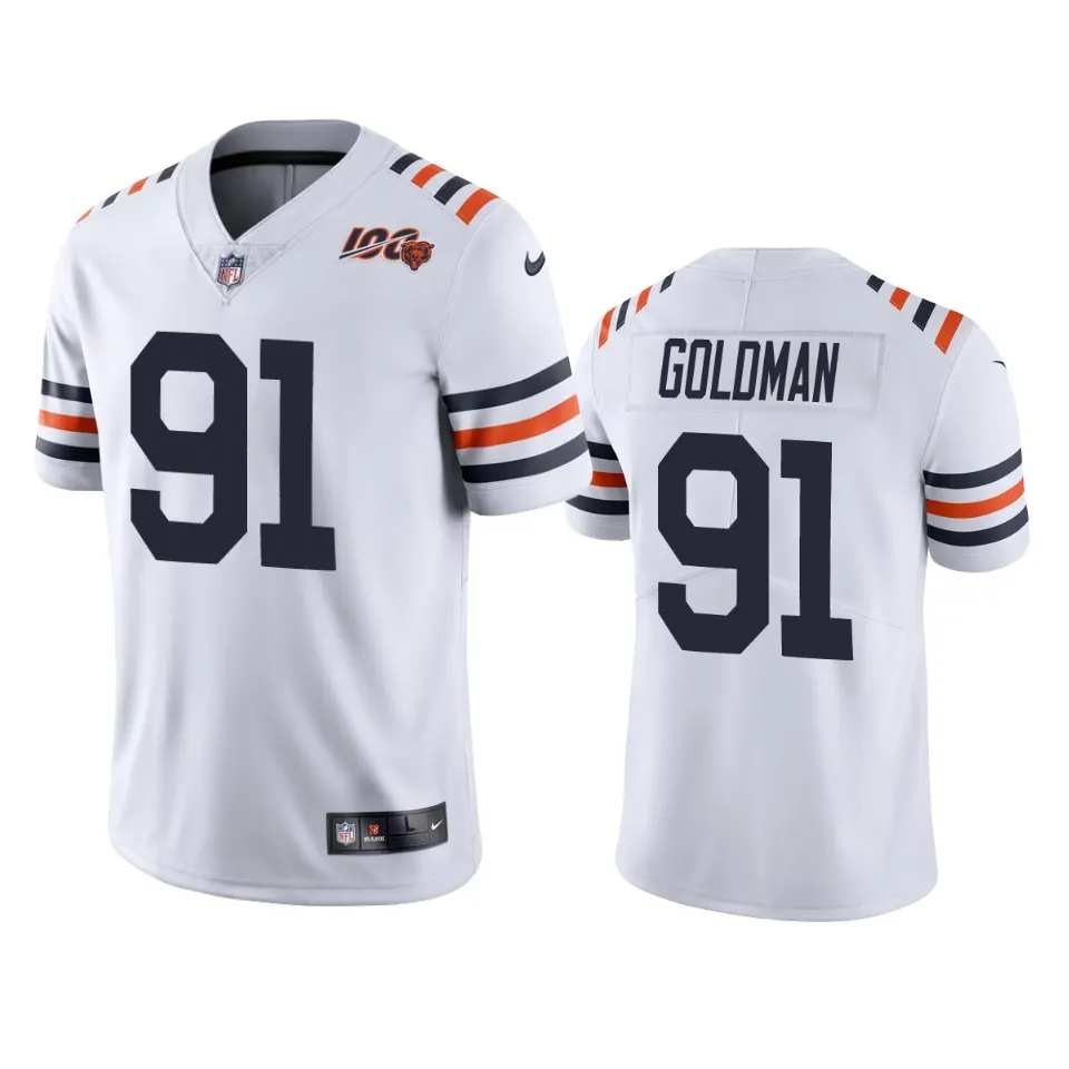 Eddie Goldman Chicago Bears Nike Alternate Classic 100th Season Limited Jersey - White