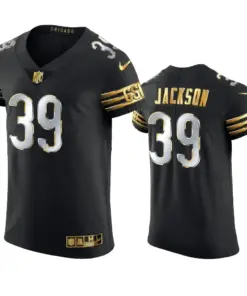 Eddie Jackson Chicago Bears Nike Golden Edition Vapor Elite Jersey - Black