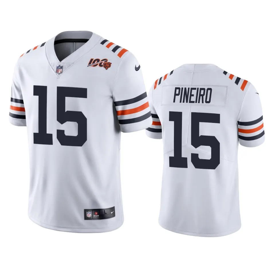 Eddy Pineiro Chicago Bears Nike Alternate Classic 100th Season Limited Jersey - White