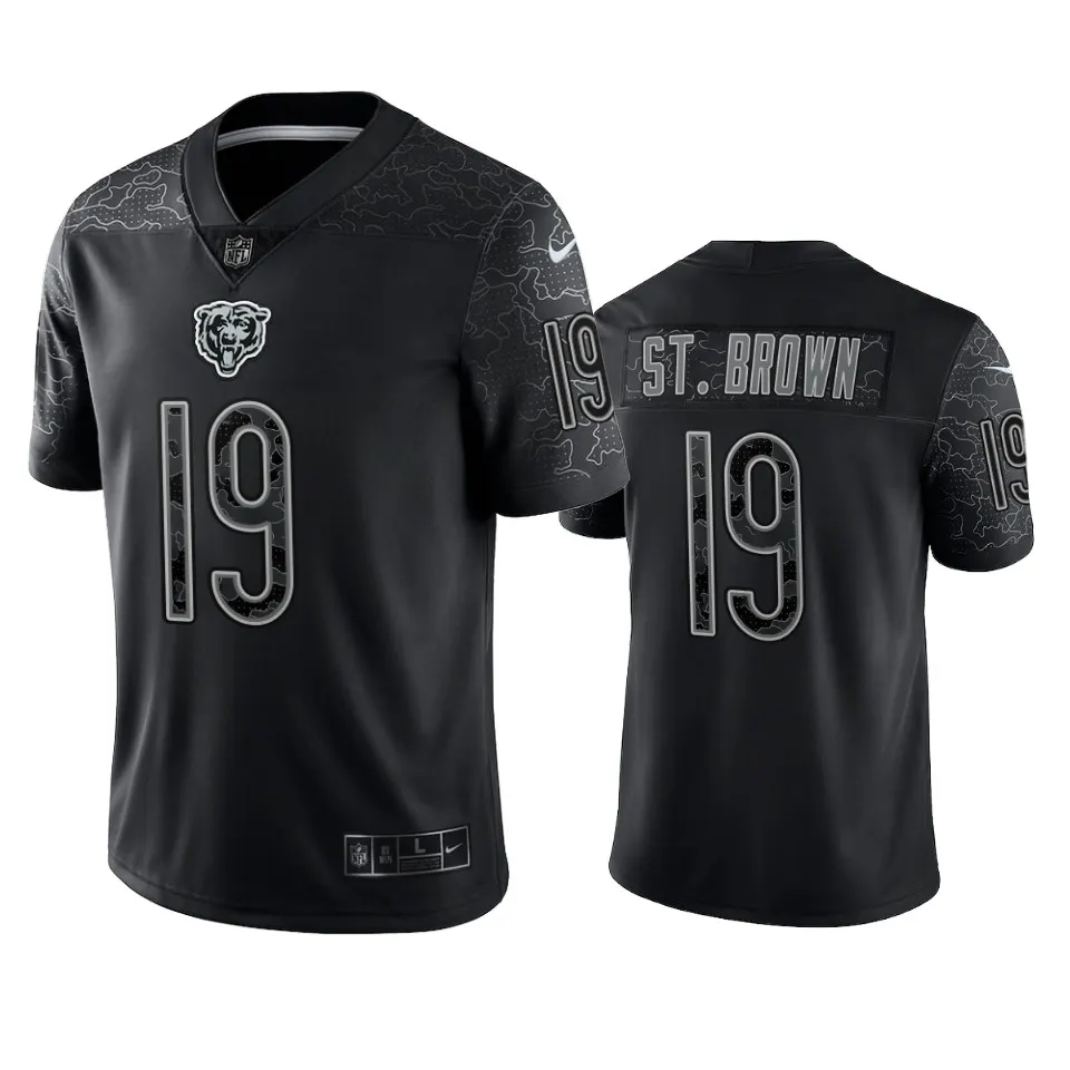 Equanimeous St. Brown Chicago Bears Nike RFLCTV Limited Jersey - Black