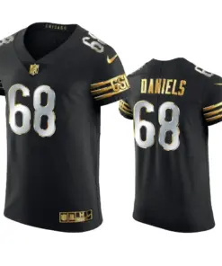 James Daniels Chicago Bears Nike Golden Edition Vapor Elite Jersey - Black